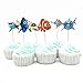 Finduat 48 Pcs Finding Nemo Themed Ocean Sea Animal Cake Cupcake Toppers for Kids Birthday Party Baby Shower Cake Decorative