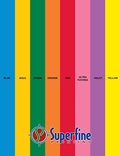 Bright Color Paper 8 Assorted Colors of 25 Each, 24 Lb, , 200 Sheets (8.5 x 11)