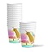 Gold Rainbow Unicorn Pegasus Birthday Party Supplies Set Plates Napkins Cups Tableware Kit for 16