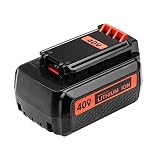 Topbatt Replacement for Black and Decker 40V 2.5Ah Lithium MAX Battery LBX2040 LBXR36 LBXR2036 LST540 LCS1240 LBX1540 LST136W Cordless Tools