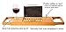 Zenheim Luxurious Bamboo Bathtub Caddy/Tray with Extendable Sides