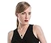 JOYA GIFT Geode Agate Druzy Natural Stone 14k Gold Plated Necklace Gifts for her