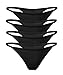 Cotton Whisper Sexy Lingerie G-String T-Back Thongs Panties Random Black M/L