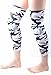 COOLOMG Pair Kids Adult Pad Crashproof Basketball Leg Knee Long Sleeve Protector Gear Camouflage Grey L