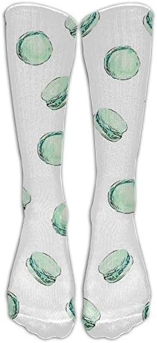Dessert Macarons Comfortable Novelty For Women Or Man Soccer 78% Cotton / 20% Nylon / 2% Spandex Knee High Socks Knee High Sport Sock