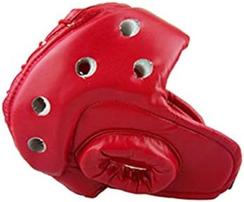 XHSPORT Head Guard MMA Boxing Punch Helmet Kick Taekwondo Helmet Red M