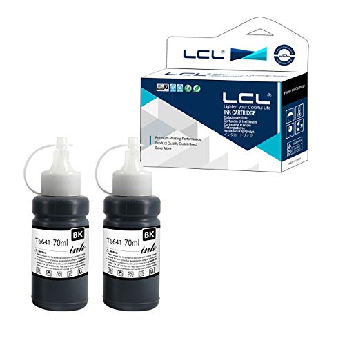 LCL-Botella-de-Tinta-Compatible-664-T6641-2-Negro-Reemplazo-para-Epson-EcoTank-ET-2500-ET-2550-ET-2600-ET-2650-ET-3600-ET-4500-ET-4550-ET-14000-L100-L110-L120-L130-L132-L200-L210-L220