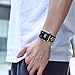 OriBear Compatible for Apple Watch Band 44mm 42mm, Breathable Sporty for iWatch Bands Series 4/3/2/1, Watch Nike+, Various Styles and Colors for Woman and Man(M/L,Black-Volt)