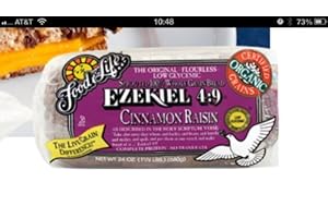 Food for Life, Ezekiel 4:9 Bread, Cinnamon Raisin, Organic, 24 Oz (Cinnanon Raisin, 24OZ)