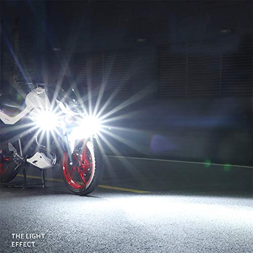 Motorcycle Super Bright 40W T6 LED Spotlight Headlight Work Light Driving Fog Spot Lamp Universal for All Motorbike Truck Off-Road 4X4 ATV Tractor (pack of 2) - Thumbnail 7