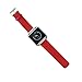 Fitbit Blaze Accessory Band, Vancle Luxury Genuine Leather Replacement Wrist Watch Strap for Fitbit Blaze (Red, S(5.5-6.7 inch))