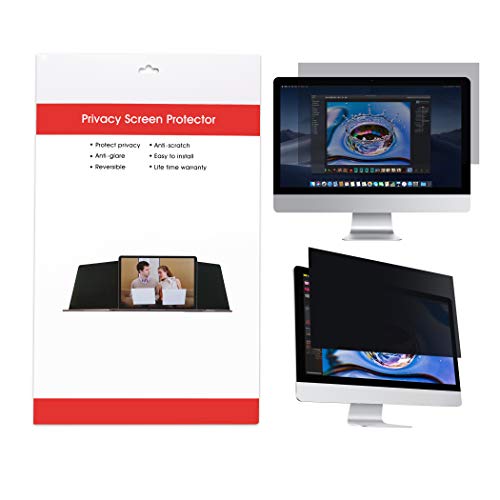 Lavievert Computer Privacy Screen Filter for 23″ Widescreen Computer Monitors 16:9 Ratio Anti-Glare Anti-Scratch Protector Film for Data Confidentiality