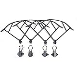 Flyer 4pcs Mavic Pro Propeller Guard Set,Quick Release Not Affect Obstacle Avoidance Prop Protectors Guard Bumpers for DJI Mavic Pro Drone Accessories-Grey