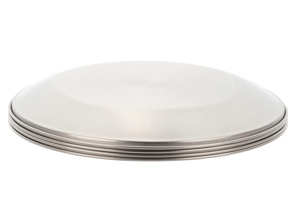 Snow Peak Tableware Set Family, 16 pcs, TW-021, Stainless Steel, Lightweight for Camping Everyday Use, Made in Japan, Lifetime Product Guarantee