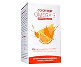 Coromega Omega-3 Supplement, Orange Flavor, Squeeze Packets, 90-Count Box