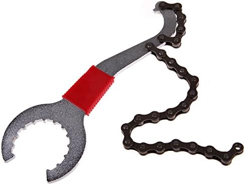 DomybestBike Chain Whip Bottom Bracket Freewheel Wrench Repair Convenient Remover T