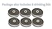 Golden Spoon Mason Jars, With Regular Lids, and Lids for Drinking, Dishwasher Safe, BPA Free, (Set of 6) (10 oz)