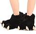 Lazy One Kids Bear Paw Slippers X-Small Black