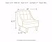 Ashley Furniture Signature Design - Clarinda Accent Chair - Wingback - Modern - Orange