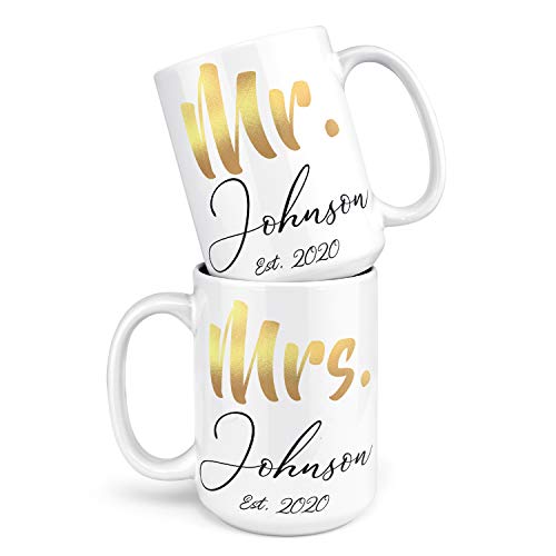 Set-of-2-Mr-Mrs-Coffee-Mugs-w-Name-Personalized-Mugs-for-Couples-15-Oz-Ceramic-Coffee-Cups-Custom-Wife-Husband-Mugs-Unique-Gift-for-Him-Her-for-Anniversary-Wedding-Gifts-4