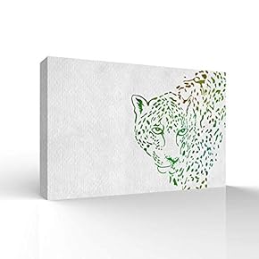 Canvas Wall Art for Living Room,Bedroom Home Artwork Paintings Abstract Animal Ready to Hang - 12x18 inches