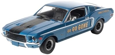 GreenLight 1:18 1968 Ford Mustang GT Fastback Jimbo's Pure Oil "Go Go Gone" - Racing Tribute Edition
