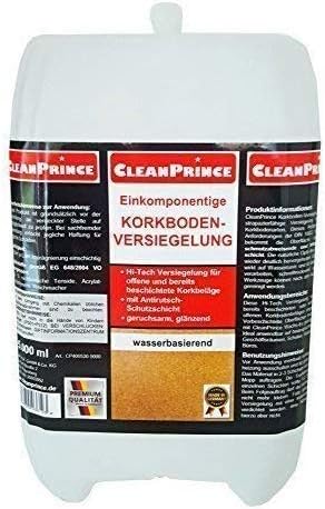 Cleanprince 2 Litre Cork Sealing Korkboden Versiegelung Seal