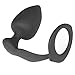 FST Silicone Cock Ring with Anal Plug Prostate Massage Stimulator and Penis Ring Erection Enhancing Combo
