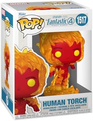 Pop! Marvel: Quarteto Fantástico - Tocha Humana