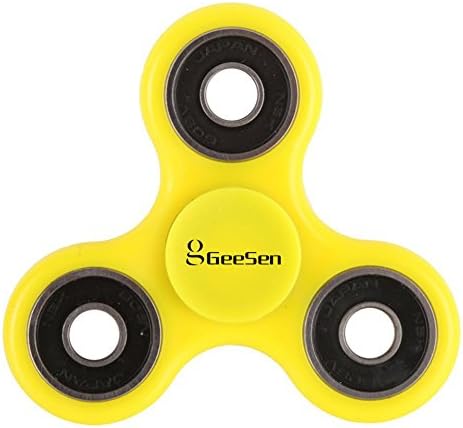Fidget Spinner,Hand Spinner Toy,Tri-Spinner Fidget Toy is A Good Time killer,Anxiety and Stress Relief and Make you focusing,Perfect for Adult &amp; Kids(Yellow)