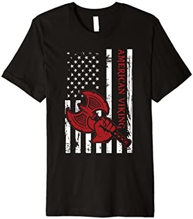 Men's American Viking Norse Pagan Tshirt 3XL Black
