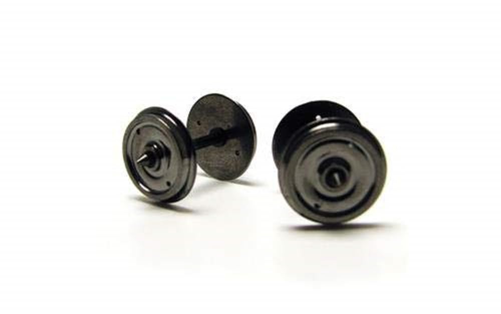 Hornby - R8264 14.1mm Coach Wheels - 2 hole - Spare Parts and Train Accessories for Hornby - OO Gauge Model Railway Sets, Coupling and Modelling Tools - Coach Wheels (Pack of 10), Scale 1:76