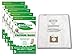 EnviroCare Replacement Allergen Vacuum Bags Designed to Fit Kenmore Canister Type C or Q 50555, 50558, 50557 and Panasonic Type C-5 15 Pack