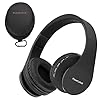 PowerLocus Wireless Bluetooth Over-Ear Stereo Foldable Headphones, Wired Headsets Noise Cancelling with Built-in…
