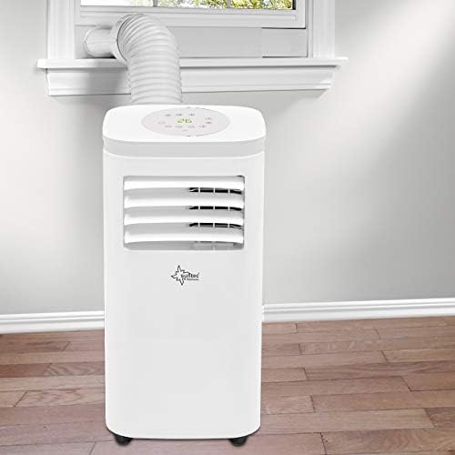 SUNTEC Climatiseur Mobile IMPULS Eco R290-7000/9000 /12000 BTU Climatiseur Portables, Ventilateur, Déshumidificateur, Set Isolation fenêtre, Tuyau d'évacuation (Impuls 2.6 Eco R290-9000 BTU)