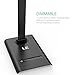 Lighting EVER 3100015-US Dimmable LED Desk Lamp, 7 Brightness Levels, Eye Protection Design Reading Lamp, Touch Sensitive Control, 6W Folding Table Lamp, Daylight White, Bedroom Lamp, 7.48
