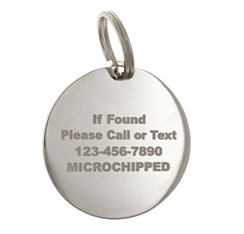 Yippo Accessories Custom Engraved Personalized Round Stainless Steel Diamante Rhinestones Dog Cat Pe - //medicalbooks.filipinodoctors.org