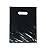 100 Pack 9" x 12" with 1.25 mil Thick Black Merchandise Plastic Glossy Retail Bags | Die Cut Handles | Perfect for Shopping, Party Favors, Birthdays, Children Parties | Color Black | 100% Recyclable