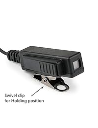 Auriculares con micrófono para Motorola Walkie Talkies con tubo acústico de 2 pines y PPT para CP200 GP2000 CLS1410 CLS1450 CLS1100