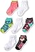 Stride Rite Girls' Little 7pk Fun Fashion Quarter Socks