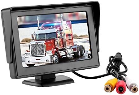 Car AV Display Universal 4.3‘’HD LCD TV Reversing Image DVD/Bus Small Monitor