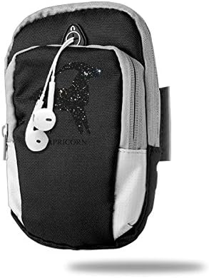Zodiac Galaxy Animal Goat Horn Outdoor Sports Armband Arm Package Bag Cell Phone Bag Key Holder For Iphone 6/6s/7/7p One Size Black