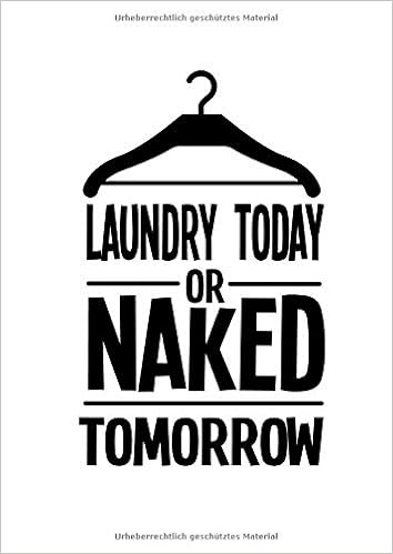 Notizbuch Wasche Waschen Single Kind Nackt Lustig Geschenke 120