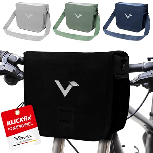 Valkental x KLICKfix Lenkertasche 7L mit Handyfach, für Ebike