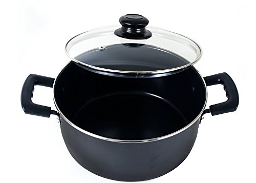 Click Here to See More Images Heuck H32009 Heavy Weight Nonstick Dutch Oven, 5-Quart, Black