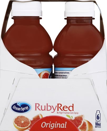 OCEAN SPRAY® RUBY RED GRAPEFRUIT JUICE DRINKS, 10 FL OZ BOTTLES, 6 COUNT (PACK OF 1)
