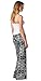 Popana Palazzo Pants for Women Casual Summer Wide Leg Beach Pants Plus Size Made in USA X-Large ST27 Abstract