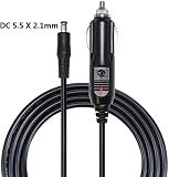 SPARKING DC 5.5 x 2.1mm Car Charger Power Supply Cord - 12v -24v 4FT Cigarette Lighter Male Plug to DC Connector 5.5 x 2.1mm Cable
