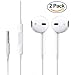 VEBE Earbuds, Sports Earphones with Horn Earbuds with Mic Stereo Wired In-Ear Earphones 3.5MM Jack Headphones for iPhone/Android (White-3)