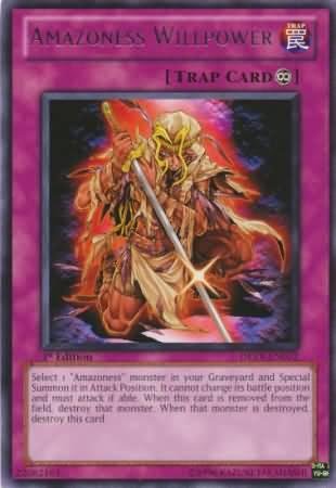 Yu-Gi-Oh! - Amazoness Willpower (DREV-EN072) - Duelist Revolution - 1st Edition - Rare